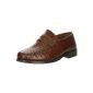 Sergio Men leather loafers (extra wide) brown (Textiles)