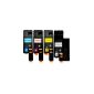 4 Toner for Epson C1700 1-1-1-1 - BK, 2000 pages, 1400 pages each color, compatible (Electronics)