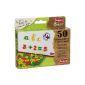 JEUJURA - Hobby Creative - As in school - 50 letters, numbers and signess magnetized (Toy)