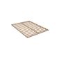 Weber Industries 7157 Kito bed base 14 slats Plywood Natural Beech 140 x 190 cm (Housewares)