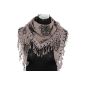 Caripe triangle scarf shawl - Owl (Textiles)