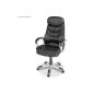 Executive chair office chair office chair swivel chair black with ergonomic seating comfort (Electronics)