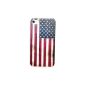 Muvit MUCCPBKIP4G053 Vintage Hard Case with Screen Protector for iPhone 4 Design Flag Of USA (Accessory)