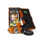 (Orange) Nokia Lumia 735 Case High Quality Protective cases SUPER 6-in-1 CAR ACCESSORY PACK hard hard surviving robust shock resistant Heavy Duty Skin + retractable cover Touchscreen Stylus + LCD Screen Protector Guard + Unisuction 360 embedded windshield suction cup mount Car Holder + Car Charger + USB Bullet Adapter Micro USB Data Cable for Spyrox (Electronics)