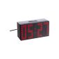 TFA - Time Block - red LED effect electric alarm clock