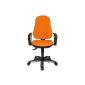 Topstar 9020A G04 swivel chair Trend SY 10 orange, with armrests (household goods)