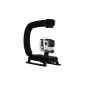 The X-Grip Opteka, Vocational Handle Action Camera / Camcorder flash claw accessory microphone or video light (Black) (Camera Photos)