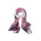 JewelryWe Accessories Scarf Girl and Female Flower Rose Scarf Shawl 53x160cm Color Purple Gift Christmas Gift Valentine's Day Gift Mum (Jewelry)