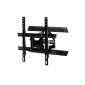 Flash Star TV wall mount fully articulated, 81-119 cm (32-47 inches), max.  30 kg Black - exclusively from Amazon.de (Accessories)