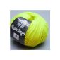 Lana Grossa Super Bingo 301 neon yellow wool 50g