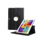 Samsung Galaxy Tab 10.5 Case S, EnGive 360 ​​° Rotating Leather Case Cover Tab 10.5 S Case Case with Stand Function Auto Sleep / Wake function (Samsung Galaxy Tab 10.5 S, Black)