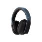SOUL Jet (Travel Headphones with Active Noise Cancelling, Over-Ear, 3.5mm jack, suitable for Apple / Samsung / HTC, etc.), blue-black (Electronics)