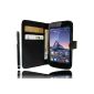 Case Cover Luxury Wallet Wiko Cink Peax 2 and 3 + PEN FILM OFFERED !!!  (Electronic devices)