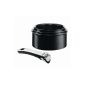 Tefal L3559502 Ingenio 4 Set of 3 Pots + 1 Handle Aluminium Diameter: 16/18 / 20cm (Kitchen)