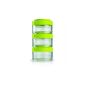 Blender Bottle Gostak starter 3Pak 60ml green - container for storing protein, protein powder, vitamins and more, 1-pack (household goods)