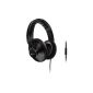 Philips Citiscape SHL5905FB Uptown / 10 Headphones with insulating pads noise / Function Pickup Mobile Phone Black Denim (Size: 8.5 x 20 x 18 cm) (Electronics)
