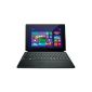 Odys Wintab 10 2in1 Bonusset 25.7 cm (10.1 inch) tablet PC (Intel Atom Z3735F, 1,83GHz, 2 RAM, 32GB HDD, Windows 8.1, Touchscreen, Bluetooth 4.0, OTA, Office 365) black incl. Keyboard (Personal Computers)