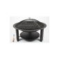 Point Garden firebowl 73cm barbecue grill iron massively NEW RRP 199, -