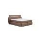 B-famous Cannes box spring 180 x 200 cm, structure material light brown, machiato (household goods)