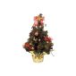 Brauns-Heitmann 87002 Christmas tree, about 45 cm, with lighting red decorated (household goods)