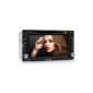 Auna MVD-480 touchscreen Moniceiver Bluetooth Car Stereo Double Din (DVD-CD-MP3 player, front USB SD slot, 6.2 inch HD touchscreen 16cm) (Electronics)
