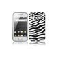 Prima Case - Zebra Stripes - Hard Hard Case Back Cover for Samsung Galaxy Ace S5830 / S5830i (Electronics)