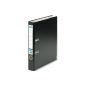 Elba 10453SW folder Smart Pro, A4, spine width 5 cm, removable back plate, 10 pieces, black (Office supplies & stationery)