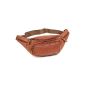 Fanny pack, waist bag very high LEAS in real-buff, cognac - '' LEAS Travel-Line '' (Misc.)