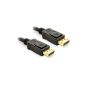 DELOCK cable for DisplayPort St.-St.  Gold 1m