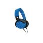 Philips SHL3000BL / 00 Lightweight Headphones with foldable headband hulls and closed design Blue (Electronics)