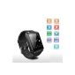 Nine Flylink® U8 SmartWatch Bluetooth 3.0 Inch Touch Screen 1.44 Bracelet For Android IOS Iphone Samsung Galaxy HTC etc.  .. (Black) (Electronics)