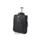 Cities ® Lightweight Luggage Tote hand baggage Cabin trolley travel bag Wheely Approved Ryanair Easyjet and many others - 1.4k - 40 Litres (Luggage)