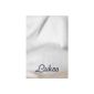 Sauna towel with name / desired phrase embroidered, 70x200cm, colors, heavy 440g-quality, 100% cotton, full terry;  Message Name Email (see description) (Misc.)