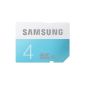 Samsung 4GB Standard SDHC Card Class 6 MB-SS04D / EU (Accessory)