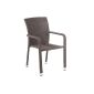 Greemotion stacking chair Manila, brown, ca. 57 x 61 x 88 cm (garden products)