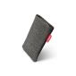 fitBAG Jive gray cell phone pocket from textile material with microfiber lining for Samsung Google Galaxy Nexus i9250 (New model from October 2011) (Electronics)