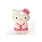 Hello Kitty Samsung Galaxy Note 2 Note II N7100 Case Cover 3D TPU Silicone Soft Protective Case Dark Pink (Wireless Phone Accessory)