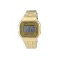 Casio - A168WG-9EF - Vintage - Mixed Watch - Quartz Digital - LCD Dial - Bracelet Gold plated Steel (Watch)