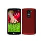 Hard Case for LG G2 mini - rubberized red - Cover PhoneNatic ​​Cover + Protector (Electronics)
