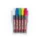 edding 725 neon board marker chisel tip sorted 5-piece color (Office supplies & stationery)