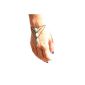 Amonfineshop (TM) introduces new multilayer Bronze Turquoise Bracelet Finger Ring Bracelet Slave Chain (jewelry)