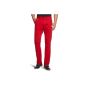 very beautiful red summer trousers
