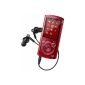 Sony Walkman NWZ-E463R Video Walkman (4GB, USB, microphone) Red (Electronics)