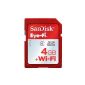 SanDisk Eye-Fi Secure Digital High Capacity Card SDHC 4GB Memory Card (optional)