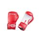 Ultra Sport Boxing Gloves PU red / white - 10/12/14/16 ounces (equipment)