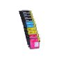 10 Pack Brother LC-1100, LC-980, LC-985 Compatible Cartridges.  4 black, 2 cyan, magenta 2, 2 yellow, compatible with Brother DCP-145C, DCP-163C, DCP-165C, DCP-167C, DCP-185C, DCP-195C, DCP-197C, DCP-365CN, DCP-373CW, DCP-375CW, DCP-377CW, DCP-383C, DCP-385C, DCP-387C, DCP-395CN, DCP-585CW, DCP-6690CW, MFC-J125, MFC-J140W, MFC-J315W, MFC-J515W, DCP J715W, MFC-250C, MFC-255CW, MFC-257CW, MFC-290C, MFC-295CN, MFC-297C, MFC-490CW, MFC-5490CN, MFC-5890CN, MFC-5895CW, MFC-6490CW, MFC-6890CDW, MFC-790CW, MFC-795CW, MFC-990CW, MFC-J220, MFC-J265W, MFC-J410, MFC-J415W, MFC-J615W, MFC-J615W.Cartouches Compatible.  INK JET printers.  LC-1100BK, 1100C-LC, LC-1100M, 1100Y-LC, LC-980BK, 980C LC, LC-980M, 980Y-LC, LC-985BK, 985C LC, LC-985M, LC-985Y Ink © Choice (office supplies)