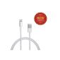[Apple MFI certified] Power4 8-pin Lightning to USB Cable 3.3 feet (1 meter) / Charge / lightning / cable Sync Micro USB charge and sync adapter compatible with iPhone 6 Plus / 6 / 5S / 5 / iPad Air / iPad Mini / Mini-2 / iPad 4th generation and iPod Nano 7th Generation (Electronics)
