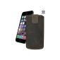 Original Suncase® Case Bag for / iPhone 6 Plus (5.5 inches) / Leather Case Mobile Phone Case Leather Case Cover Case Cover * with retreat function * antique dark brown