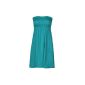 Fast Fashion - Top Plaine Boobtube Sheering Elastic Flared - Woman (36/38 - SM, Turquoise) (Clothing)