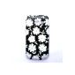 JIAXIUFEN White Flower Daisy Cute Leather Case Cover Case Strass portfolio protection case Leather Case Cover Shell Case For Samsung Galaxy Trend Lite S7392 / S7390 (Electronics)